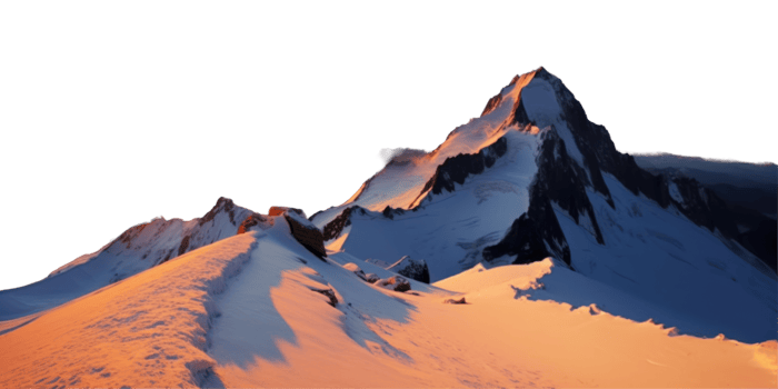 Snowy Mountain Range During Sunset or Sunrise Photo. png