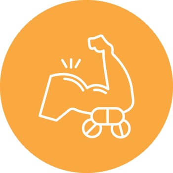 Arm Smooth Gradient Icon vector