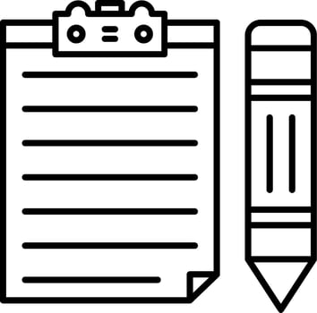 Writing Icon Design Symbol vector