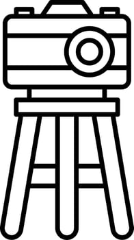 Camera Stand Icon Design Symbol vector
