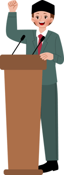 man give speech png
