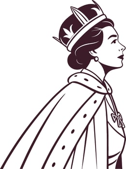 Beautiful Queen Vectors art illustration