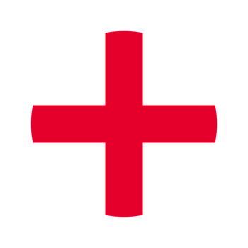 England flag simple illustration for independence day or election png