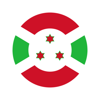 Burundi flag simple illustration for independence day or election png