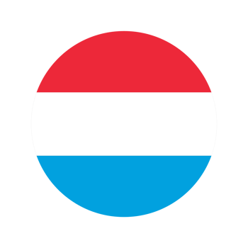 Luxembourg flag simple illustration for independence day or election png