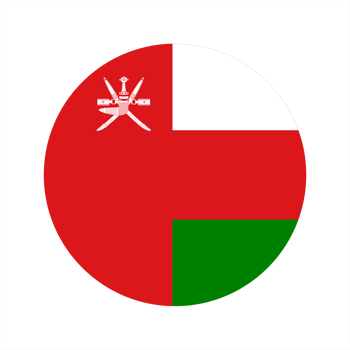 Oman flag simple illustration for independence day or election png