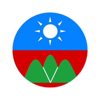Wa State flag simple illustration for independence day or election png