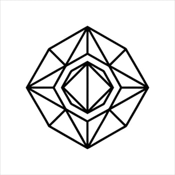 Mandala geometric ornament decorative set. vector