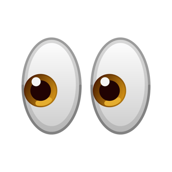 Big eyes Large size icon for emoji smile png