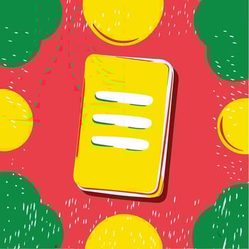 Abstract Colorful Menu Design Graphic vector