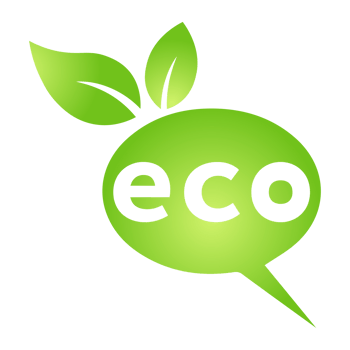Eco green cloud speech bubble icon Bio nature green eco symbol for web and business png