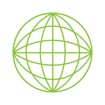 Eco green planet earth icon Bio nature green eco symbol for web and business png