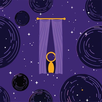 Cosmic Curtain A Glimpse Beyond vector