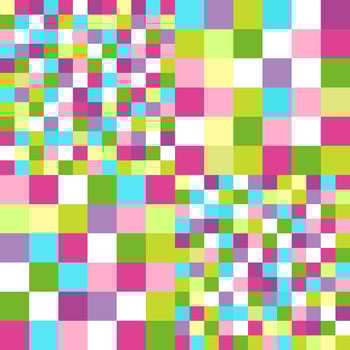Mosaic Squares Design for Wallpaper or Fabric vector
