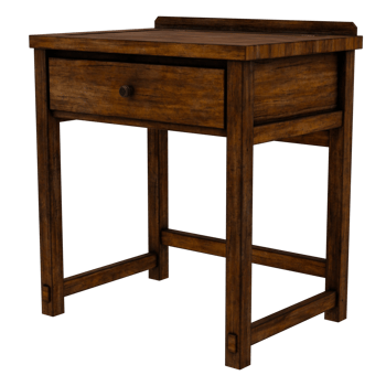 A small wooden table with a drawer underneath png