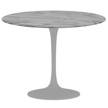 A round marble table with a black background png