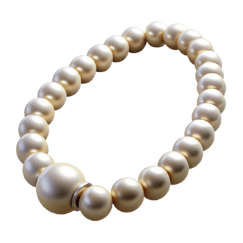 Pearl Bracelet with Clasp png