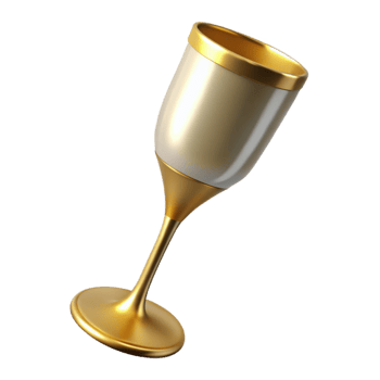 Shattered wine glass illustration png
