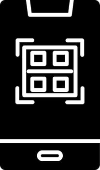 Qr Code Icon Design Symbol vector