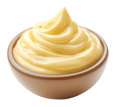 Bowl with mayonnaise png