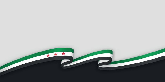 Flag of Syrian Arab Republic vector