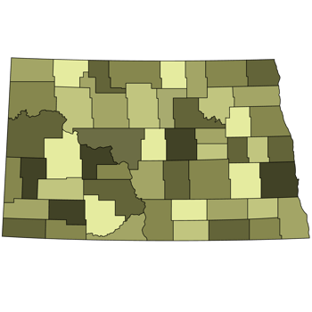 North Dakota map png