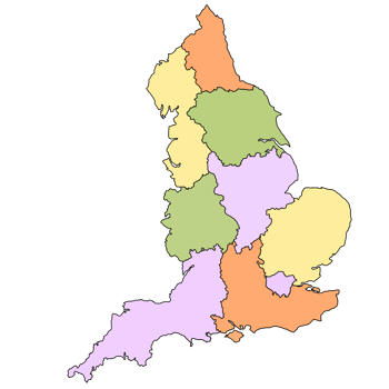 England administrative map png