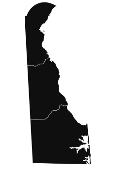 Delaware administrative map, empty map, political map png