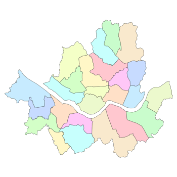 Seoul map illustration png