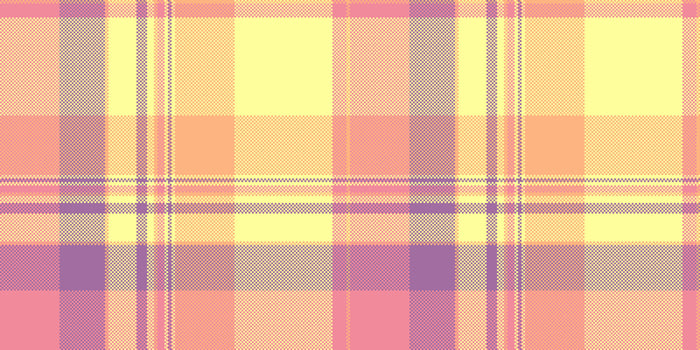 Aged plaid tartan texture, official pattern fabric check. Famous background seamless textile in yellow and red colors. vector