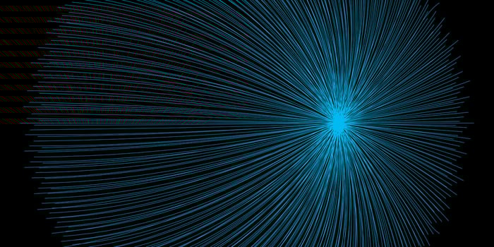 Modern technology circuit board texture background design. Waves flow. Quantum explosion technology. vector