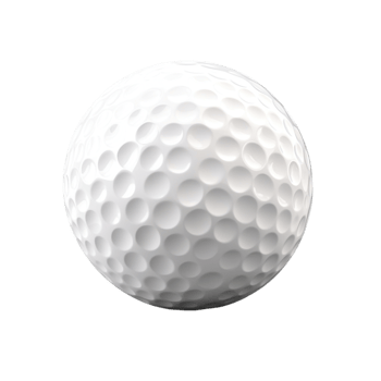 Golf Ball on transparent background png