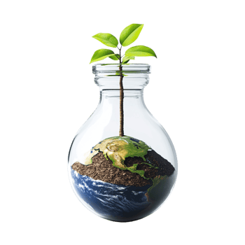 Earth Hour Concept on transparent background png