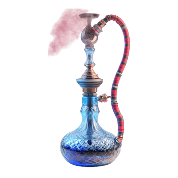 Hookah Shisha Wasserpfeife with smoke png
