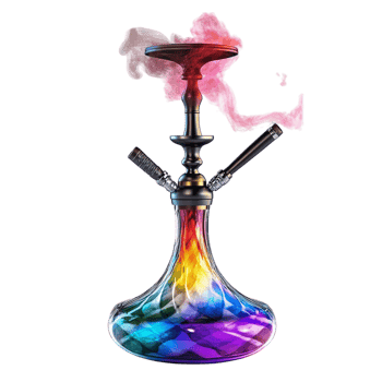 Hookah Shisha Wasserpfeife with smoke png