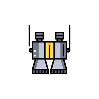 Binoculars icon illustration vector