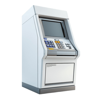 ATM Automated Teller Machine on transparent background png