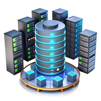Centralized Data Server Cluster High-Performance png