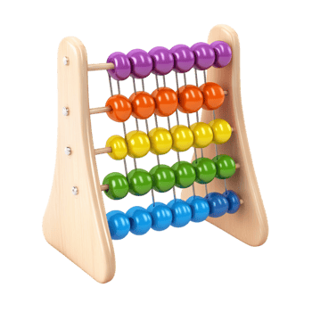 multi colored abacus on a transparent background png