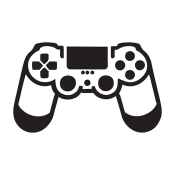 Game Controller Silhouette Icon for Gaming vector