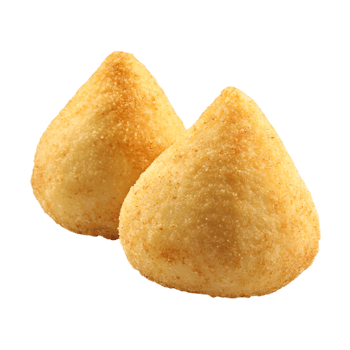 Brazilian snack coxinha isolated on a transparent background png