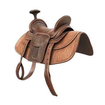 Horse Saddle on transparent background png