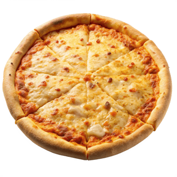 Cheese Pizza isolated on transparent background png