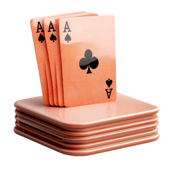 Orange Playing Cards Ace Set png