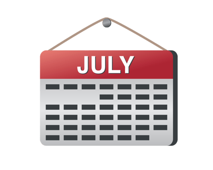 Gradient red traditional scheduled wall calendar icon for appointment, business plan, event, project png