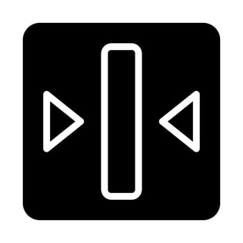 Reflect Vertical Icon, Design Concept. vector