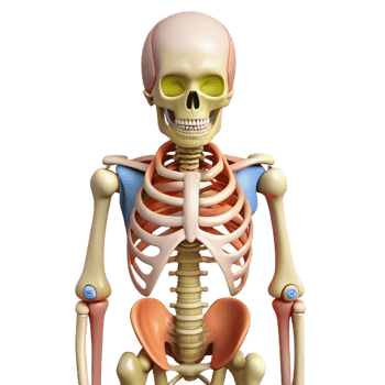 3D Human Skeleton Model png