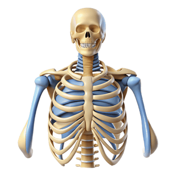 Human Ribcage Anatomy Illustration png