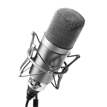Realistic Microphone On Transparent Background png