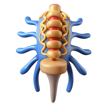 3D Render of a Colorful Abstract Creature png